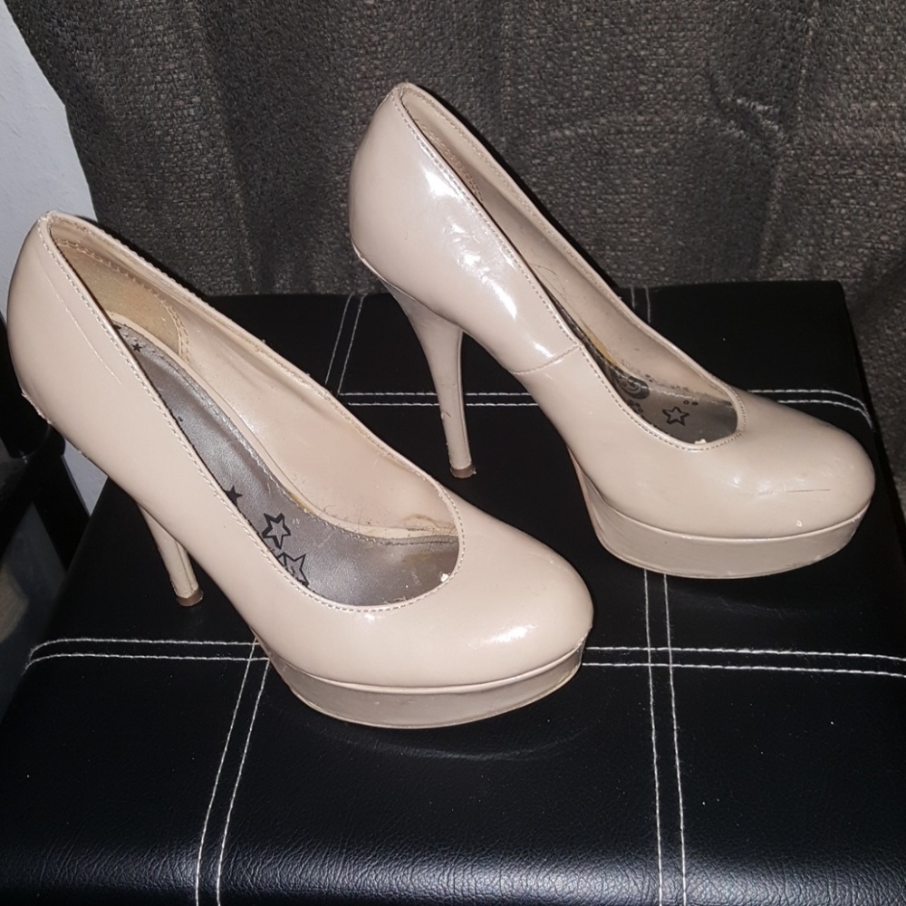 Brash Nude Patent Platforms 7.5